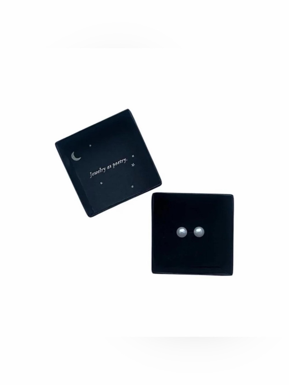 White Pearl Studs (pair) by Catbird NY